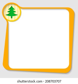 yellow text box for any text with tree symbol