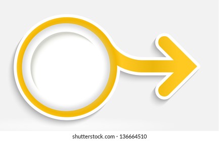 yellow text box with arrow