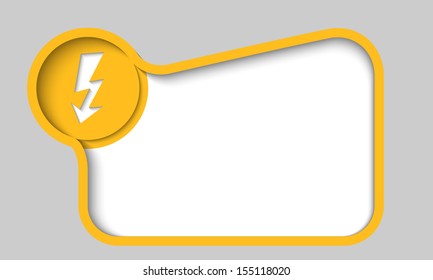 yellow text box with arrow