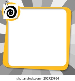 yellow text box with paper clip and spiral