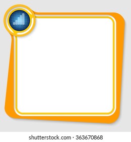 Yellow text box for your text with graph