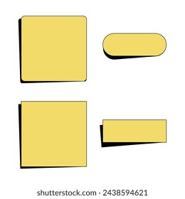 Yellow Textbox with Shadow Effect