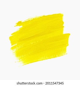 Yellow Texture Paint Background Brush Stroke Stock Vector (Royalty Free ...