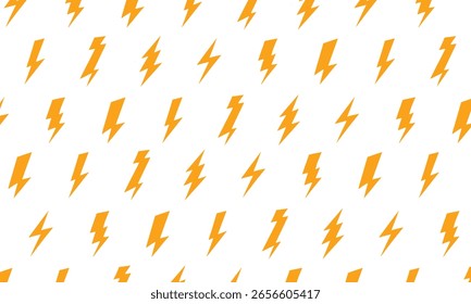 yellow thunder lightning pattern background
