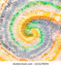 Yellow Tie dye Pattern. Vector 1960 Pattern. Green Color Swirl Pattern. Spiral Tie Dye Swirl. Yellow Tiedye Background. Grey Orange Tye Die. Abstract Green Pattern. Vector Tie Dye Paint. Circle Music.