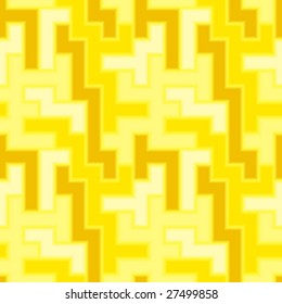 Yellow tiles. Seamless vector pattern