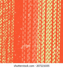 yellow tire tracks over orange background