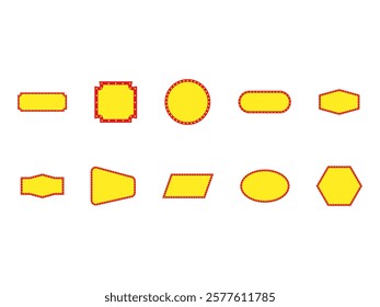Yellow Tittle Box Element Set