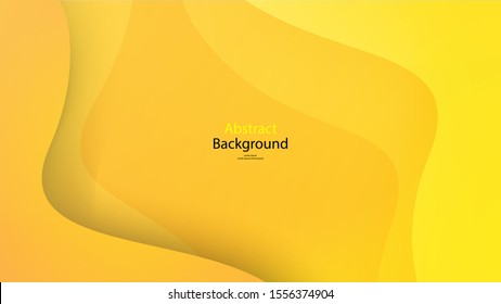 
Yellow tone color background abstract art vector