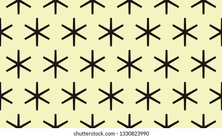 Yellow tones. Geometric design seamless pattern. Vector illustration
