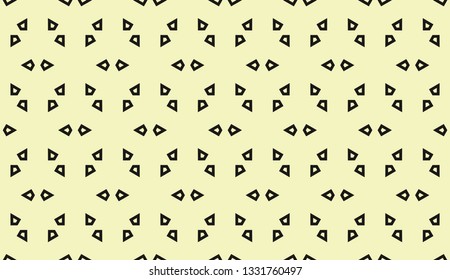 Yellow tones. Geometric design seamless pattern. Vector illustration