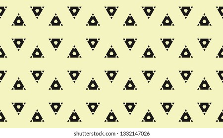 Yellow tones. Geometric design seamless pattern. Vector illustration