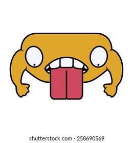 Yellow tongue big monster