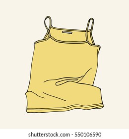 Yellow top tank