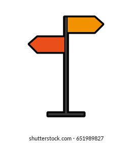 yellow traffic sign cartoon