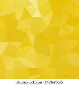 Yellow Triangle Abstract Background. Vector Pattern of Colored Geometric Shapes