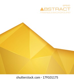 yellow triangle background for your business