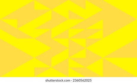 yellow triangle pattern background. Vector data that is easy to edit.