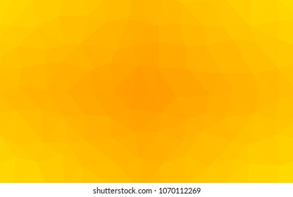 Yellow triangle vector background. Yellow texture