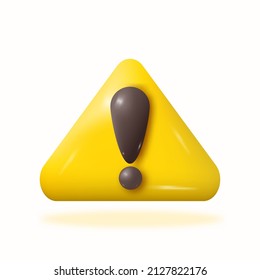 Yellow triangle warning sign symbol danger caution risk traffic icon