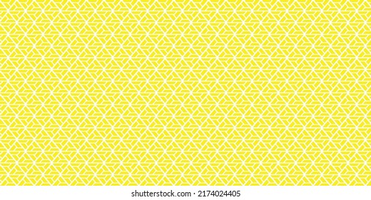 Yellow triangle and white abstract background