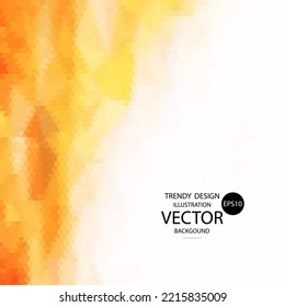 
Yellow triangular background in polygonal style. Vector template for presentations, advertisements, brochures, banners and more.