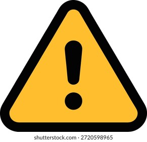 Señal de advertencia triangular amarilla con signo de exclamación negro y triángulo de puntos