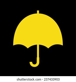 Yellow umbrella