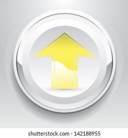 Yellow upload icon button