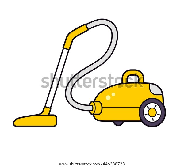 Yellow vacuum cleaner\
icon.