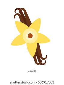 Yellow vanilla flower