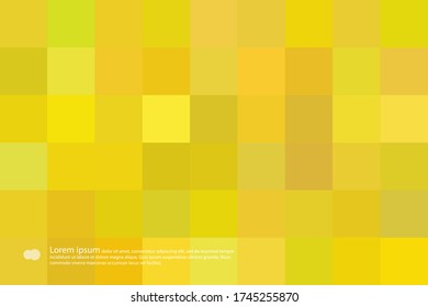 Vector amarillo abstracto texturizado fondo poligonal. Diseño rectangular borroso. Se puede utilizar un patrón de rectángulo de repetición para las luces.