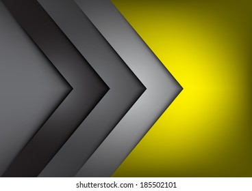 Yellow vector background overlap dimension