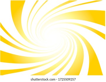 Fondo vectorial amarillo con giro