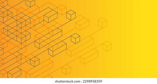 Yellow vector background.Abstraction.Geometric design. Vector illustration.