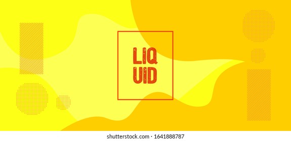 Yellow Vector Business Banner. Iridescent Geometric Web Layout. Digital Liquid Landing Page. Organic Waves Dynamic Elements. Neon Digital Contrast Flyer Template. Fluid Dynamic Illustration.