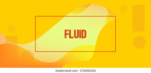 Yellow Vector Business Banner. Technology Geometric Web Template. Organic Waves Dynamic Elements. Glitch Modern Funky Banner Layout. Digital Fluid Landing Page. Liquid Dynamic Background.