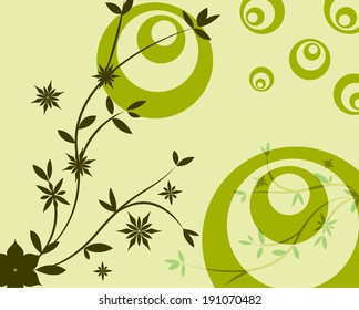 Yellow vector flower background/Print/EPS10