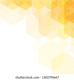 yellow vector geometric background 