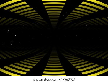 Yellow vector landing area
