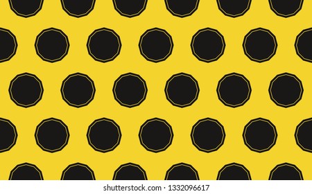 Yellow . Vector luxury abstract background. Vector seamless pattern