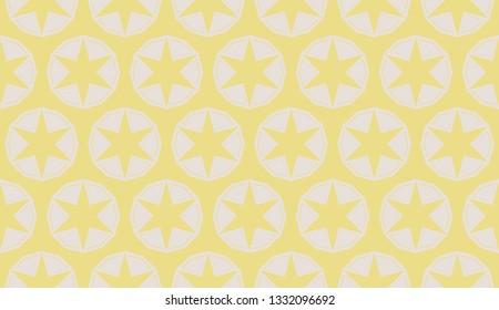 Yellow . Vector luxury abstract background. Vector seamless pattern