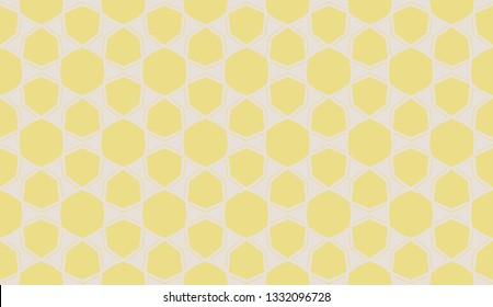 Yellow . Vector luxury abstract background. Vector seamless pattern