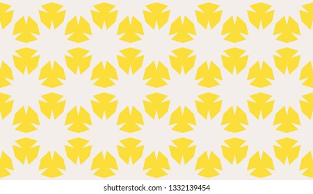 Yellow . Vector luxury abstract background. Vector seamless pattern