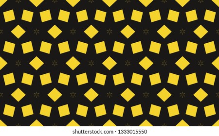 Yellow . Vector luxury abstract background. Vector seamless pattern