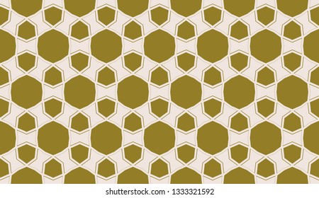 Yellow . Vector luxury abstract background. Vector seamless pattern