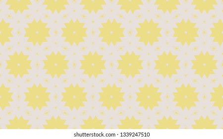 Yellow . Vector luxury abstract background. Vector seamless pattern