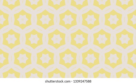 Yellow . Vector luxury abstract background. Vector seamless pattern