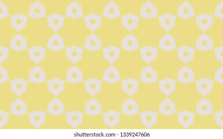 Yellow . Vector luxury abstract background. Vector seamless pattern
