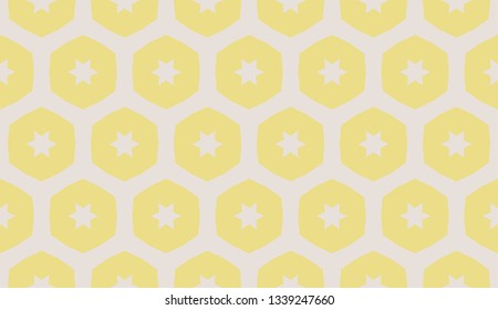 Yellow . Vector luxury abstract background. Vector seamless pattern